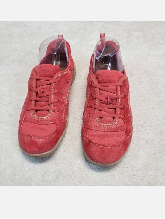 Earth Spirit Shoes - Earth Spirit Pink Coral Suede Leather Sneaker Shoes 7.5 Boho Casual Cottagecore